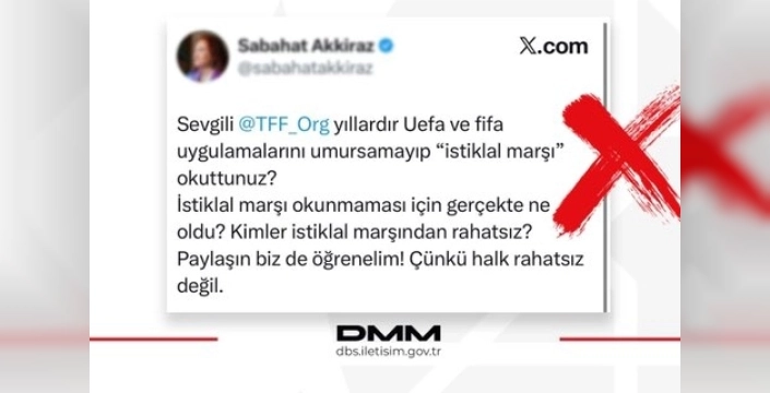 TFF'den İstiklal Marşı iddialarına yalanlama: Uygulama devam ediyor