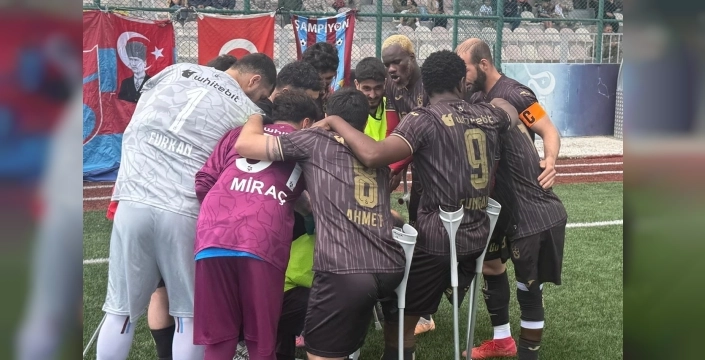 Trabzon Ampute Futbol Takımı, üçüncülüğü garantiledi ve Türkiye Kupası hedefliyor
