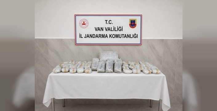 Van'da dev uyuşturucu operasyonu: 42 kilo skunk ele geçirildi