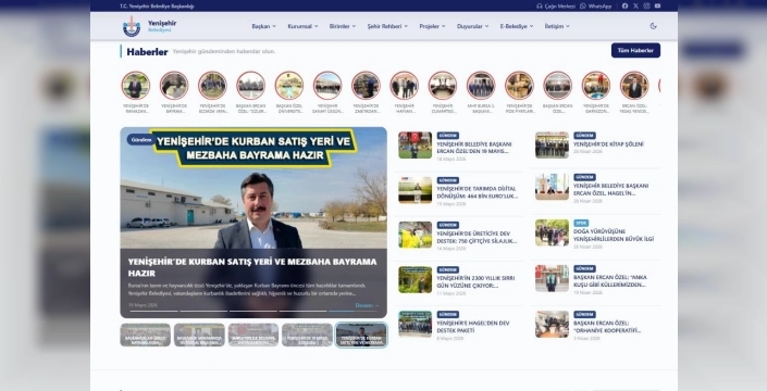 Yenişehir Belediyesi, dijital dünyayı engelsiz hale getirdi