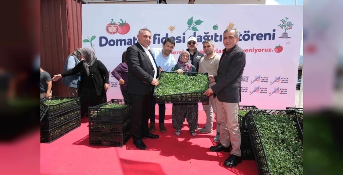Adana Büyükşehir, üreticilere destek için fide dağıtımına başladı