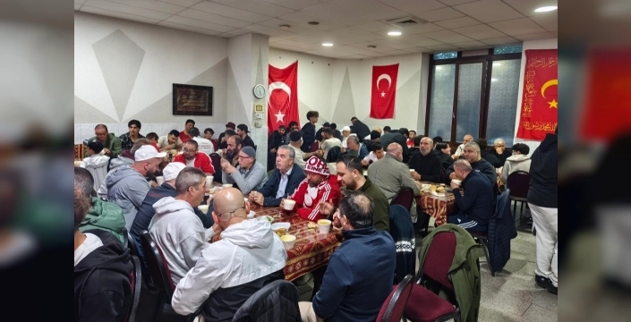 Almanya'daki camide gurbetçiler, milli takım heyecanını yaşadı