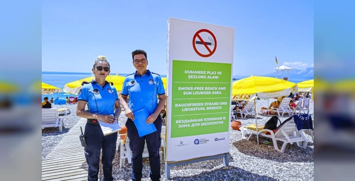 Antalya'da 'dumansız plaj' uygulamasıyla nefes alınacak!