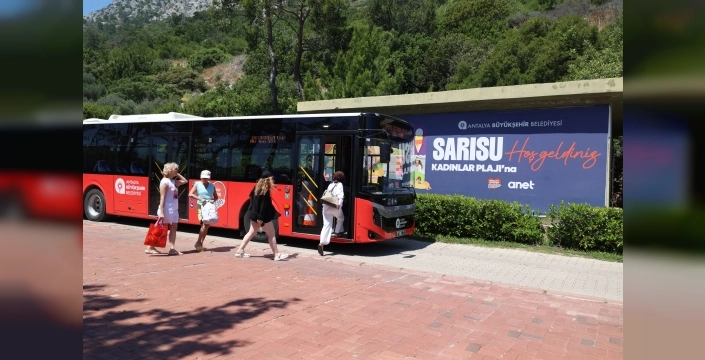 Antalya'da kadınlar plajına ulaşım artık çok daha kolay: 15 dakikada bir ring seferi!