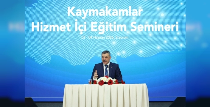Bakan Çiftçi: Devletin gören gözü, işiten kulağı kaymakamlar