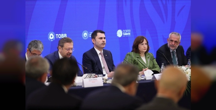 Bakan Kurum, COP31 sürecinde iş dünyasının önemine dikkat çekti