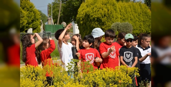 Balıkesir'de öğrenciler tarımı BAÇEM'de keşfetti