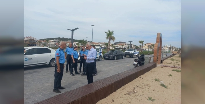 Balıkesir'de Sarımsaklı Plajı'nda yoğun denetimler