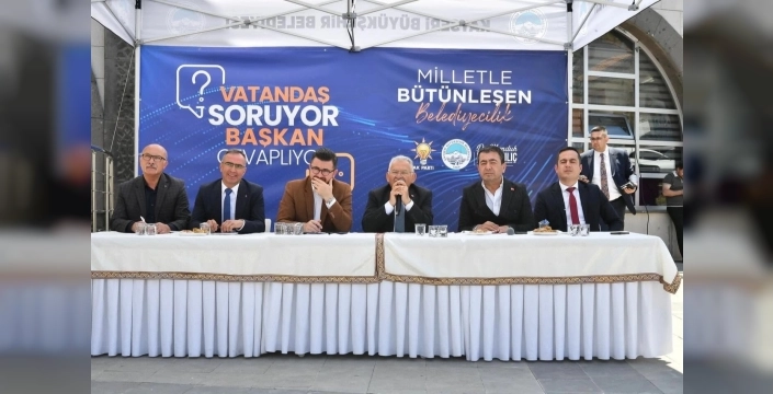 Başkan Büyükkılıç, Bünyan'da vatandaşlarla buluştu