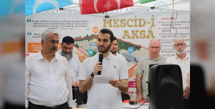 BTÜ öğrencileri, Filistin için 10 gün nöbet tutacak