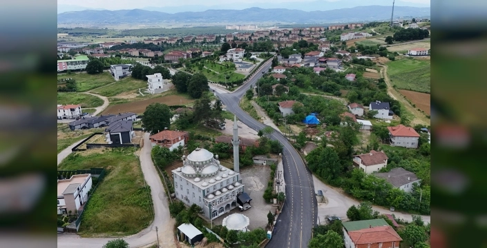 Camili Ahududu Sokak grubu yolu tamamen yenilendi