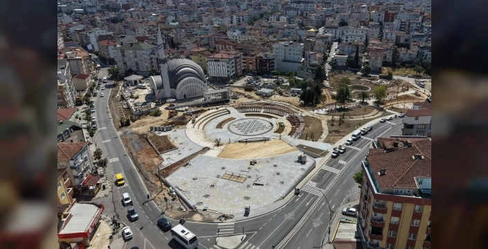 Çayırova Kent Meydanı'nda son aşamalara gelindi