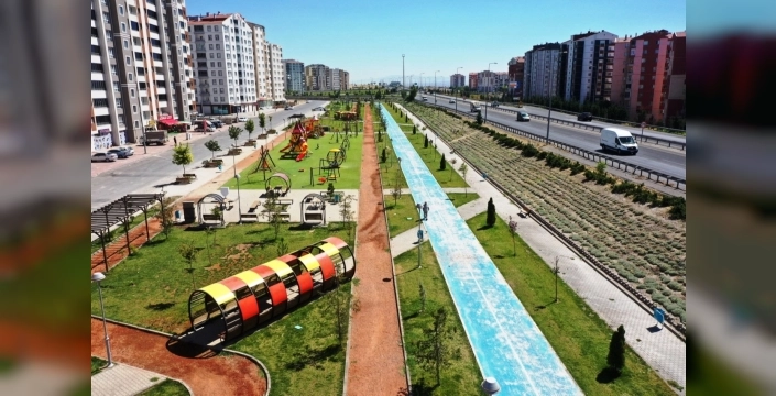 Çocukların hayalleri Kocasinan'da yeşeriyor: Yeni nesil parklar hizmette