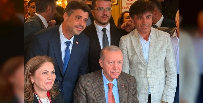 Cumhurbaşkanı Erdoğan, Edirne heyetini kafeteryada kabul etti