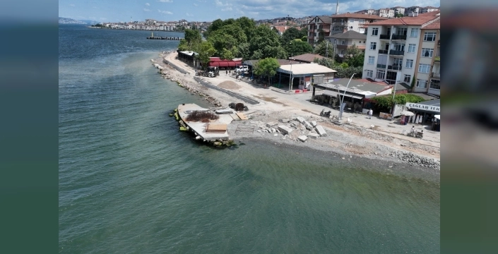 Değirmendere sahili yepyeni bir kimliğe bürünüyor: Çalışmalar son aşamada