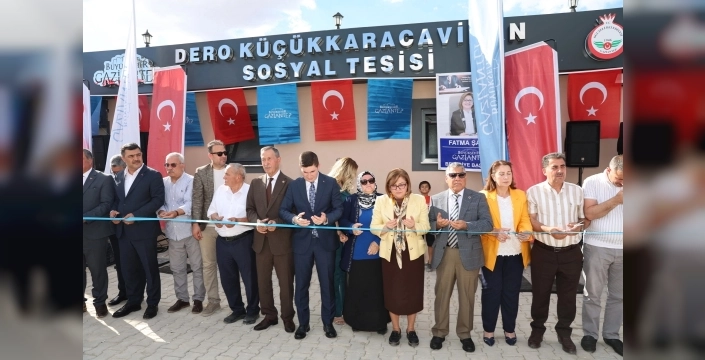 Gaziantep'te sosyal tesis açılışı, birlik ve dayanışma vurgusu yapıldı