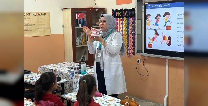 Gercüş'te çocuklar için sağlıklı yaşam bilinci oluşturuldu