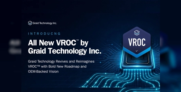 Graid Technology'den VROC™ atağı: 24 aylık yol haritası ve dev destekle depolama dönemi başlıyor