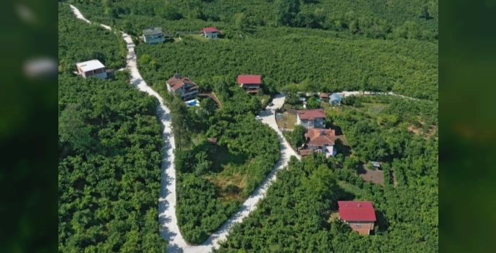 Heyelan sonrası Fatsa İslamdağ yoluna beton konforu: Vatandaşlar rahat nefes aldı