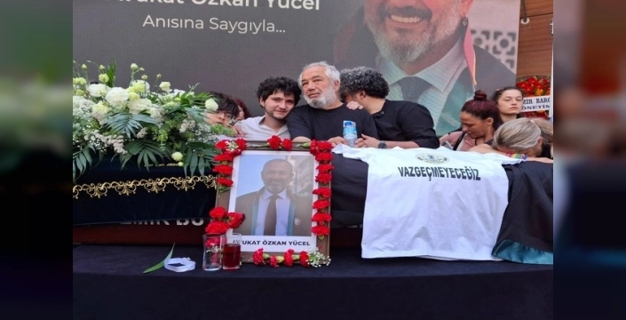 İzmir Barosu eski başkanı Özkan Yücel'e duygusal veda