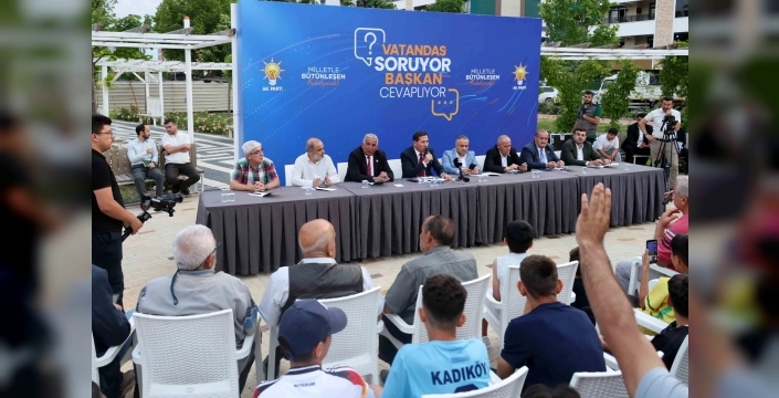 Karatay'da vatandaşlar, Başkan Kılca ile buluştu