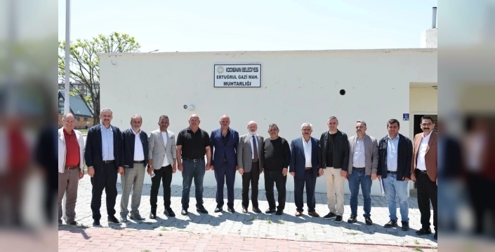 Kocasinan'da muhtarlarla buluşan Başkan, hızlı hiz