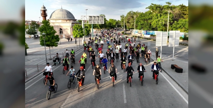 Konya'da 28 ilçede pedal çevrildi, 2026 Avrupa Bisiklet Başkenti ruhu canlandı
