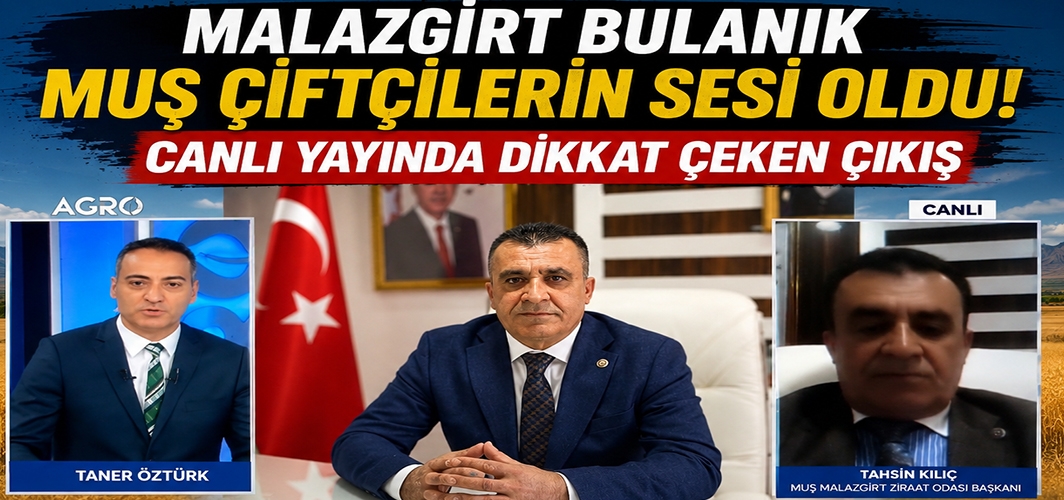 Malazgirt Bulanık Muş Çiftçilerin Sesi Oldu! Canlı Yayında D