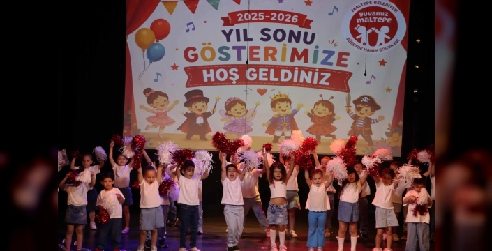 Maltepe Belediyesi kreşlerinde yılsonu gösterileri coşkuyla kutlandı
