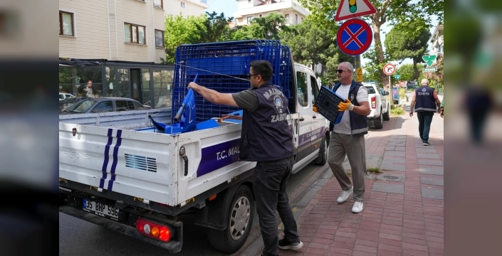 Maltepe'de kaldırımlar kurtuluyor: Zabıta işgallere geçit vermiyor!