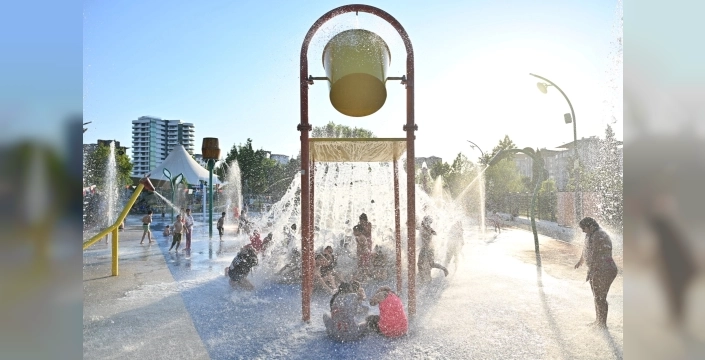 Manisa'da çocuklar için 'Fresh Park' açıldı: Yaz tatilinin serin adresi