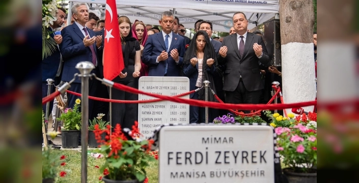 Manisa, merhum başkanını unutmadı: Ferdi Zeyrek du