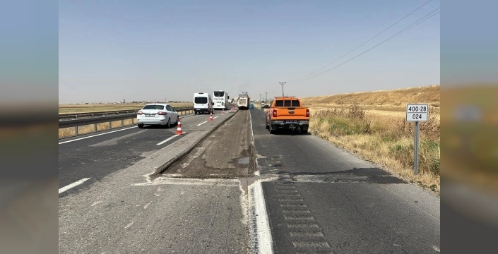 Mardin'de Viranşehir-Kızıltepe-Nusaybin yolu için çalışmalar başladı