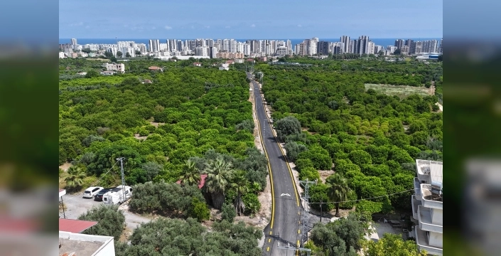 Mersin'de Mezitli ve Toroslar'da yollar yenilendi