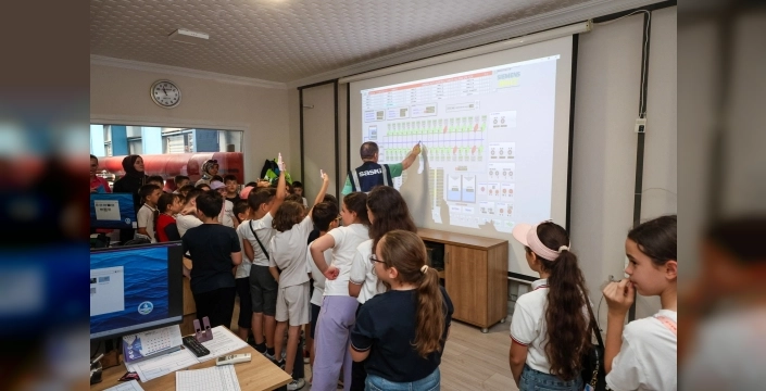 Minik beyinler SASKİ'nin yeşil kalplerini keşfetti