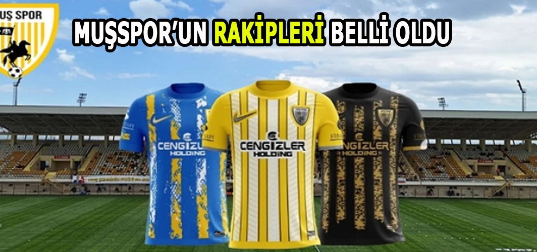 Muşspor’un Rakipleri Belli Oldu