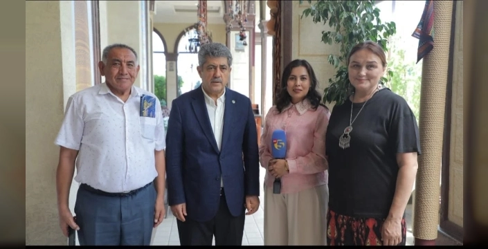 Özbekistan basını, Türkiye'nin yeni iletişim müşaviri Mehmet Yüce ile buluştu
