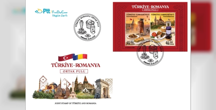 PTT, Türkiye-Romanya ortak pulu satışa sundu
