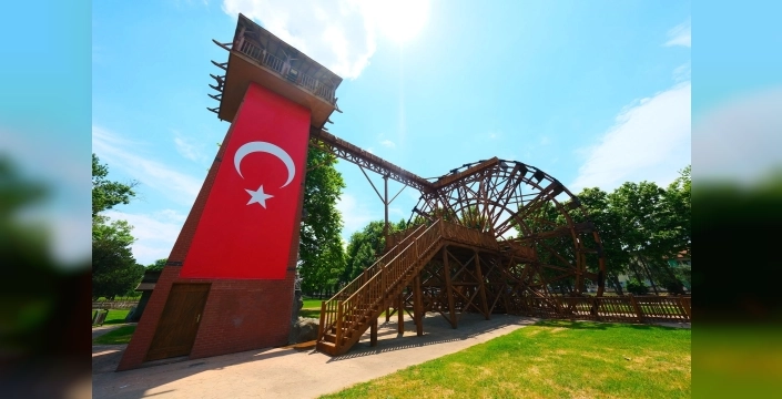 Sakarya'nın simgesi tarihi çark yeniden canlandı