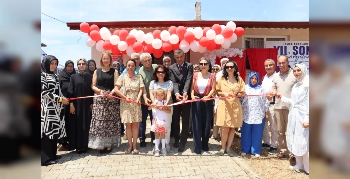 Sapakpınar'da emeklerin sergisi büyük ilgi gördü