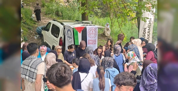 Sason'da Gazze için yardım kermesi düzenlendi