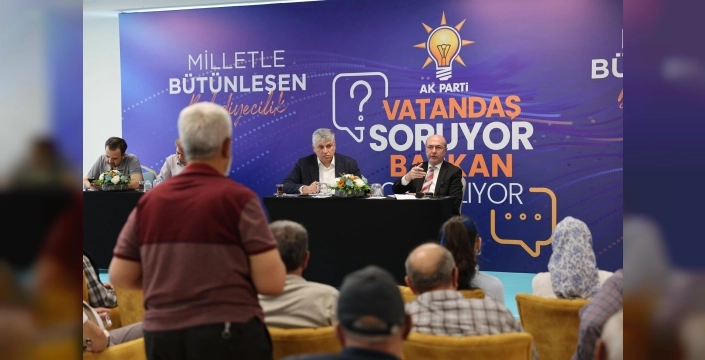 Selçuklu'da Başkan Pekyatırmacı, vatandaşlarla buluştu ve soruları yanıtladı