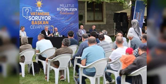Selçuklu'da Başkan Pekyatırmacı, vatandaşlarla der