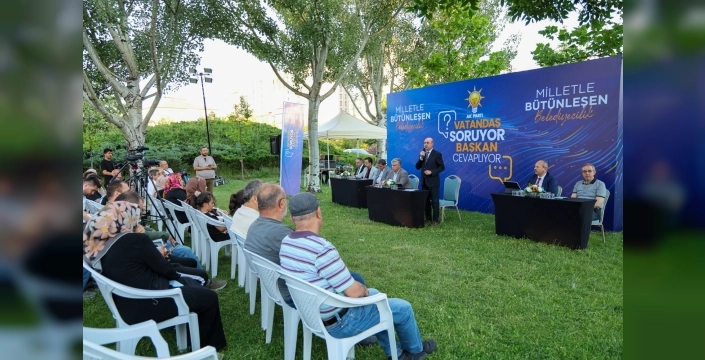 Selçuklu'da halkla buluşma: Başkan Pekyatırmacı, talepleri dinledi, projeleri anlattı