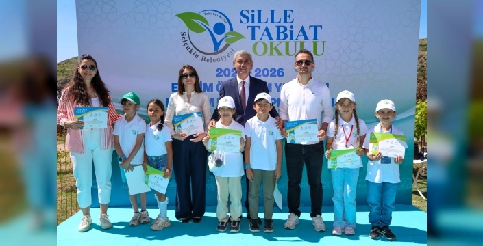 Sille Tabiat Okulu'nda binlerce öğrenci için doğayla iç içe bir eğitim yılı sona erdi