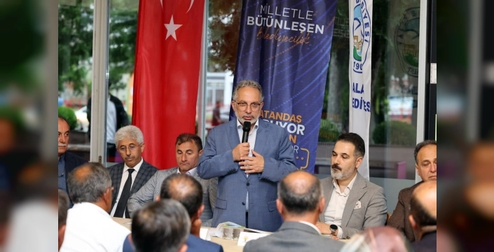 Talas'ta vatandaşla başkan buluştu: Hizmetler ve talepler ma