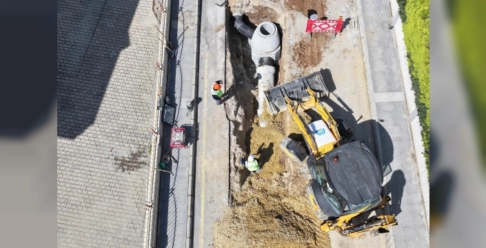 Tarsus'ta 14 bin nüfuslu mahallede yağmur sorunu artık tarih