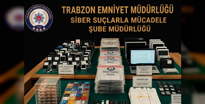 Trabzon'da yasa dışı bahis operasyonunda 14 tutuklama