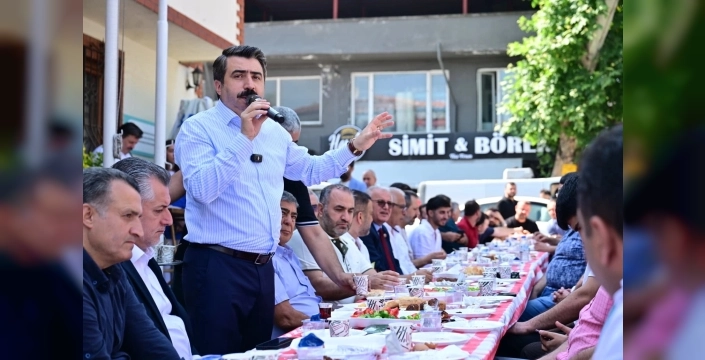 Yıldırım'da başkan Yılmaz, Anadolu esnafıyla bir araya geldi