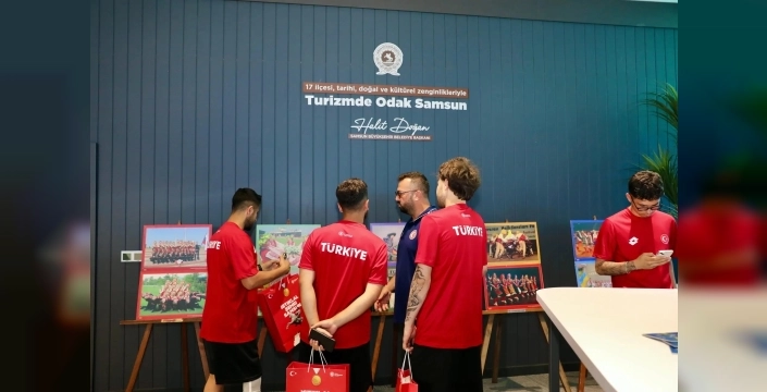 A Milli Ampute Futbol Takımı, Samsun'da moral depoladı